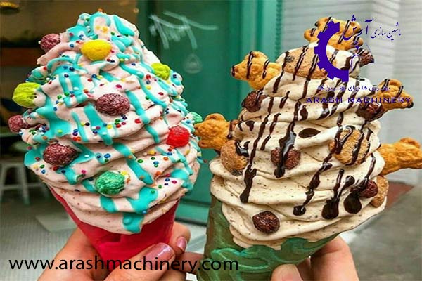 پرکردن سریع تر بستنی ها با دستگاه پرکن