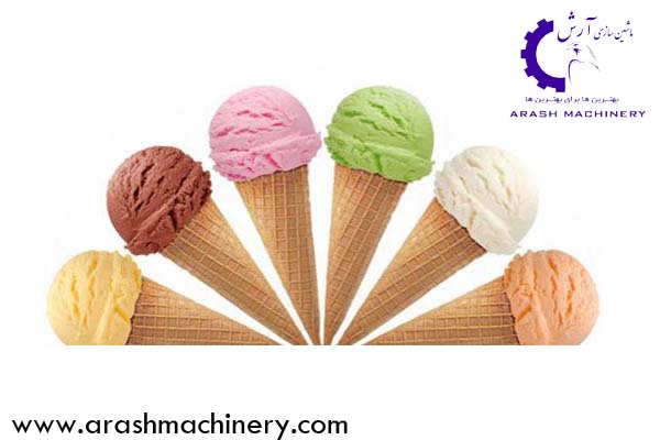 بستنی های خامه ای در خط تولید بستنی به سه بخش تقسیم بندی می شوند