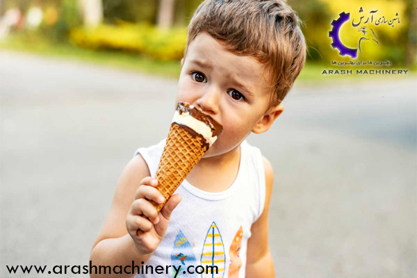 بستنی بین کودکان بسیار پر طرفدار است