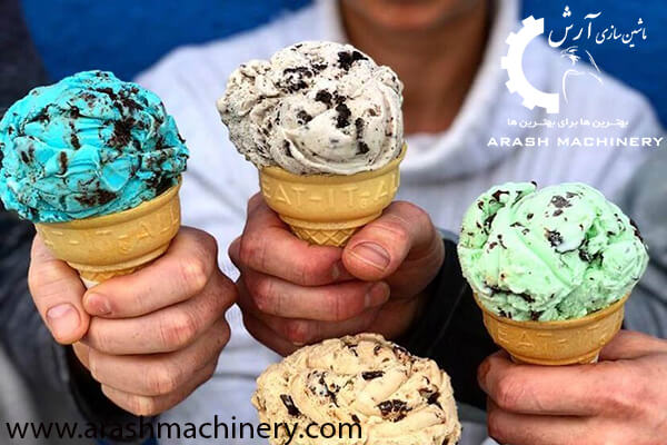 بستنی های متنوع و لذیذ